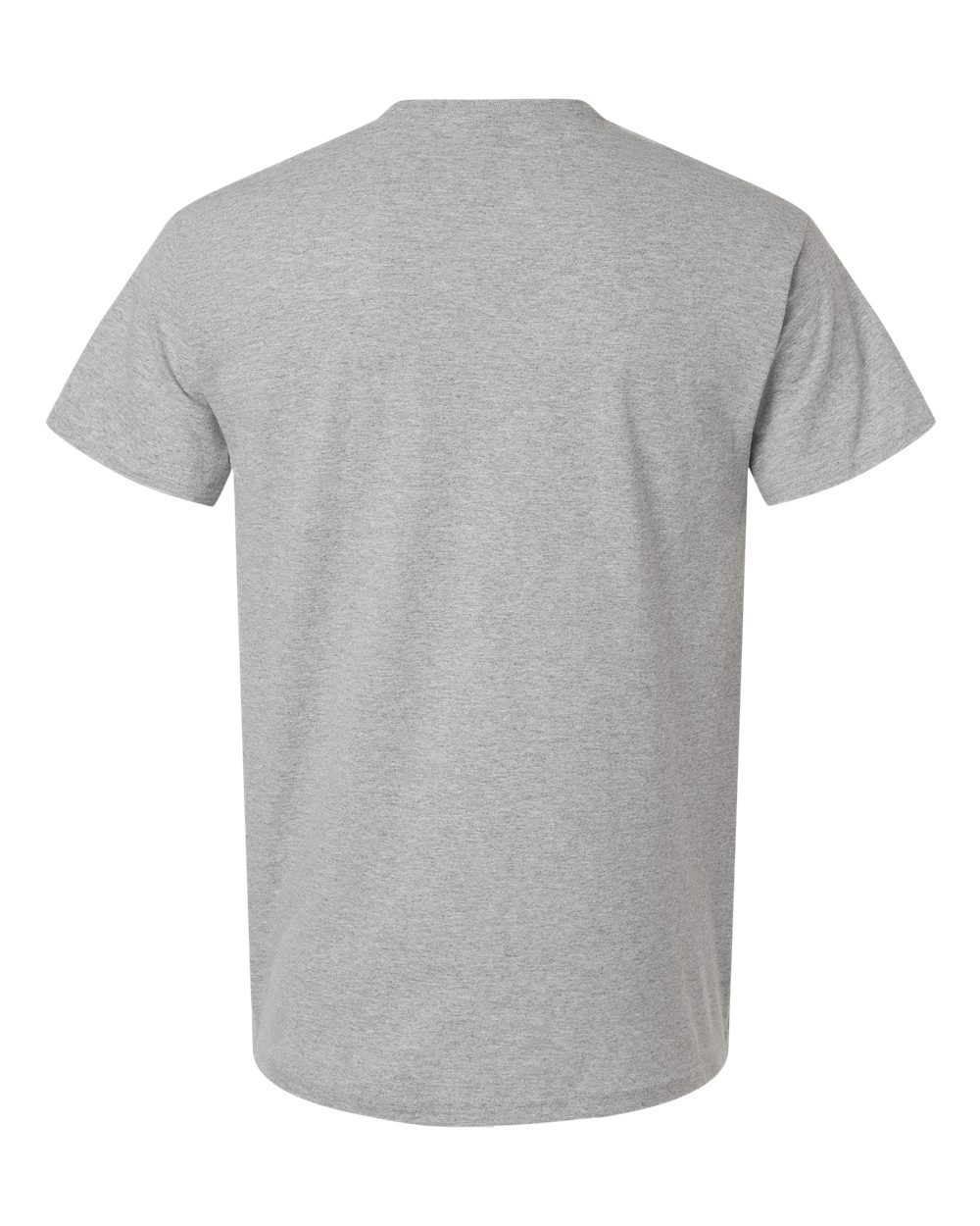Front View of Sport Grey Light Cotton T-Shirt - 3000