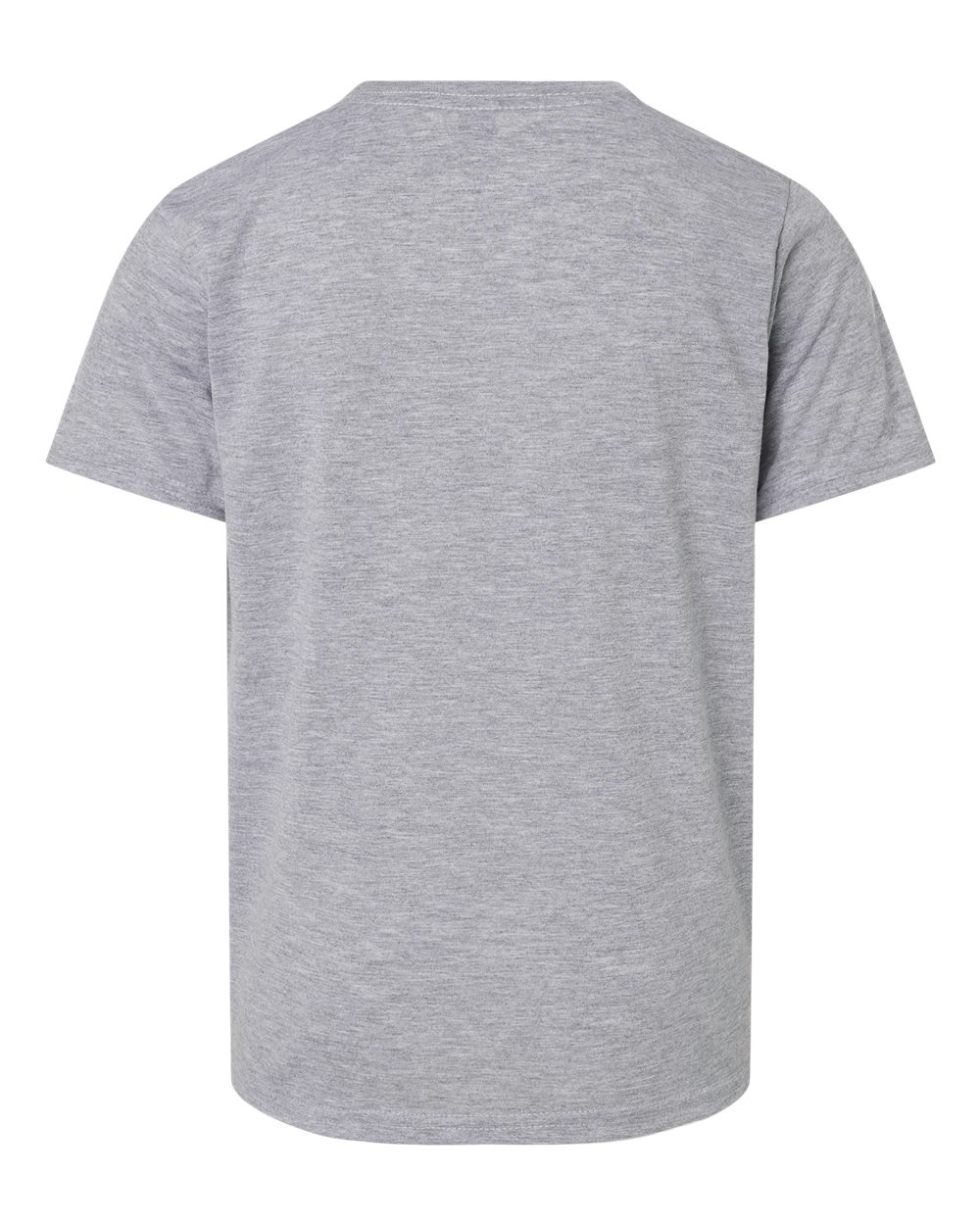 Front View of Sport Grey Performance® Youth T-Shirt - 42000B