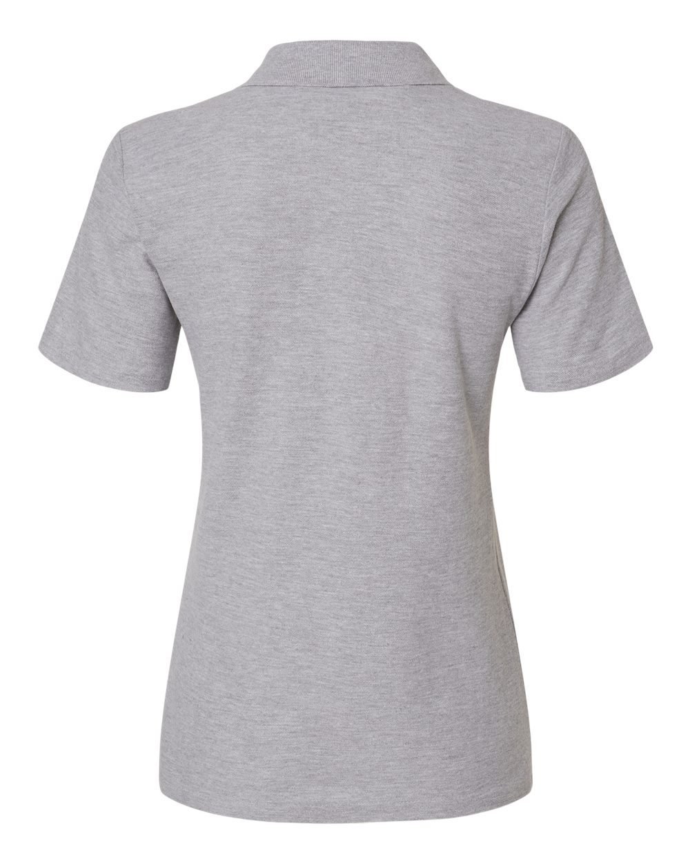 Front View of Sport Grey Softstyle® Women's Pique Polo - 64800L