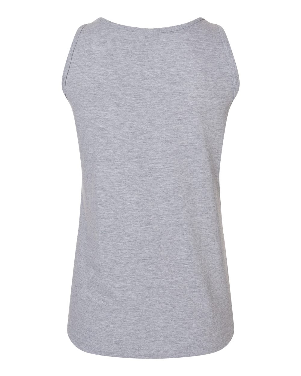 Front View of Sport Grey Softstyle® Women’s Tank Top - 64200L