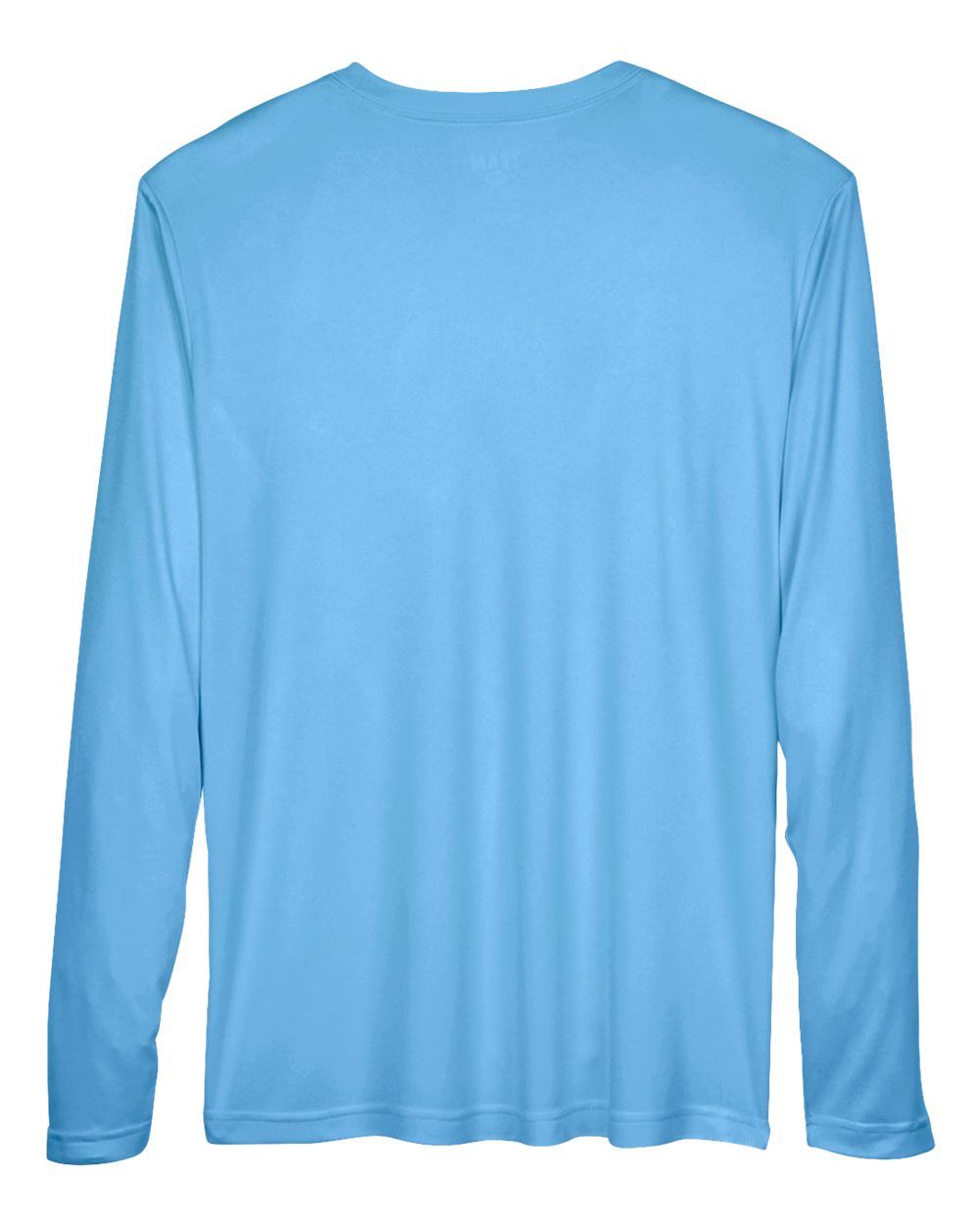 Front View of Sport Light Blue Men's Zone Performance Long Sleeve T-Shirt - TT11L