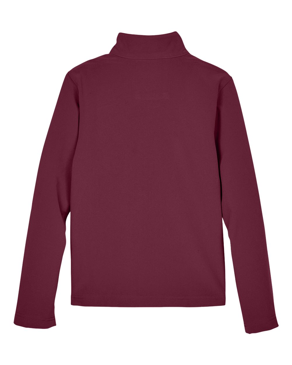 Front View of Sport Maroon Youth Leader Soft Shell Jacket - TT80Y