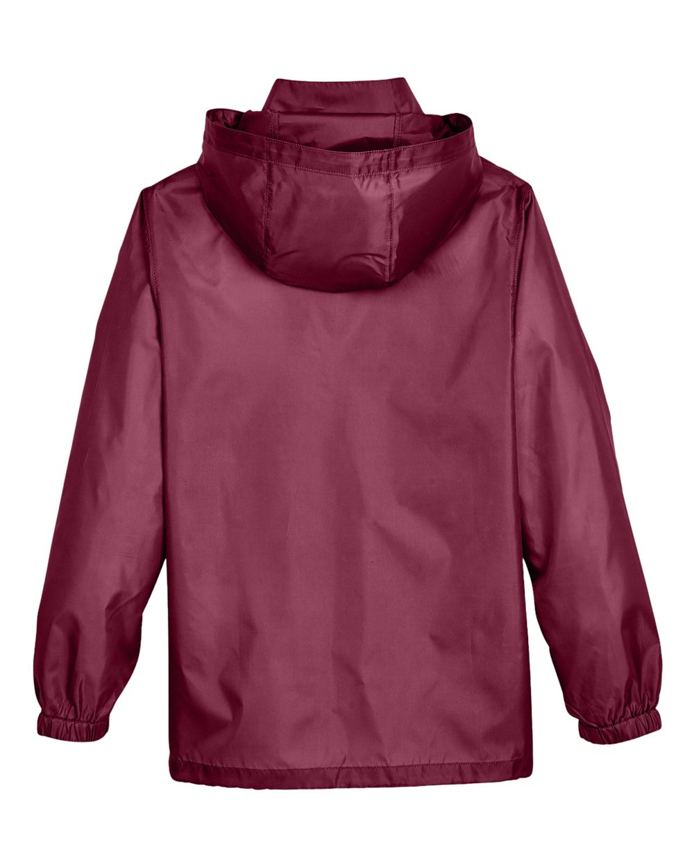 Front View of Sport Maroon Youth Zone Protect Lightweight Jacket - TT73Y