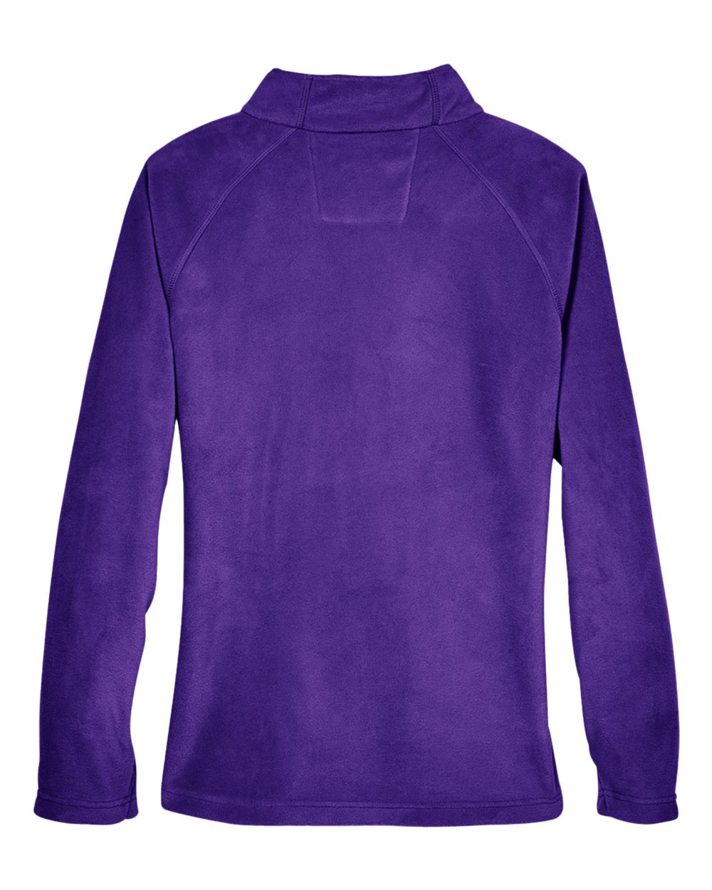 Front View of Sport Purple Women's Campus Microfleece Jacket - TT90W