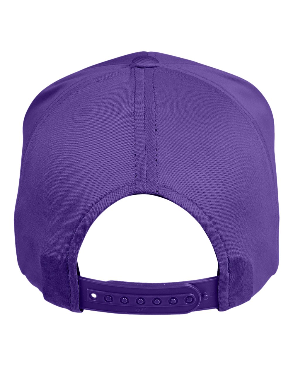 Rear View of Sport Purple Yupoong® Youth Zone Performance Cap - TT801Y