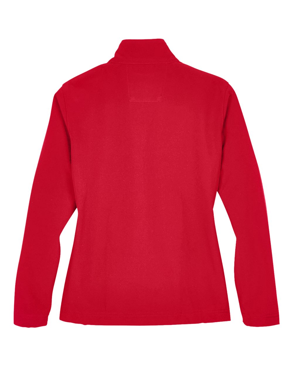 Front View of Sport Red Women's Leader Soft Shell Jacket - TT80W