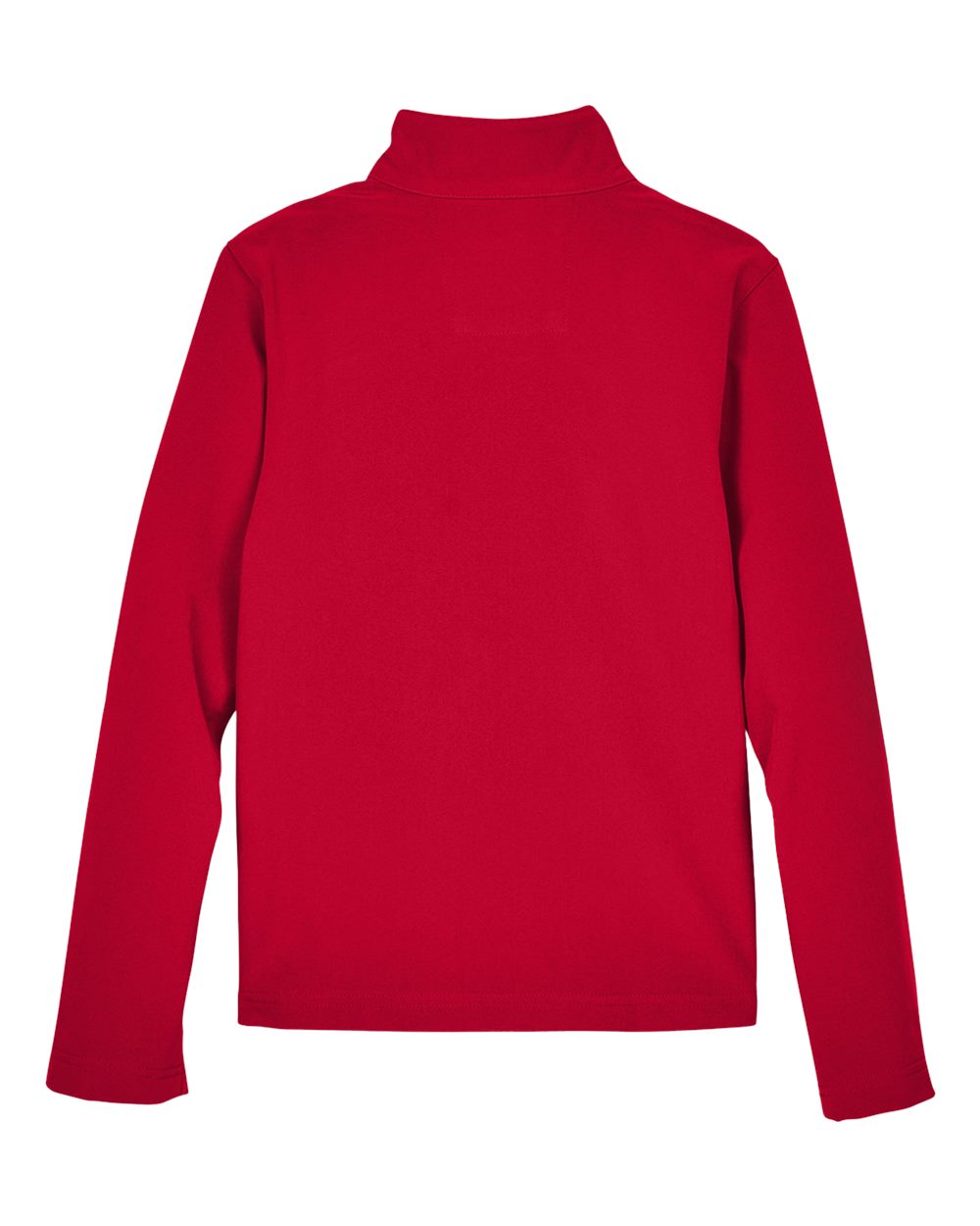 Front View of Sport Red Youth Leader Soft Shell Jacket - TT80Y