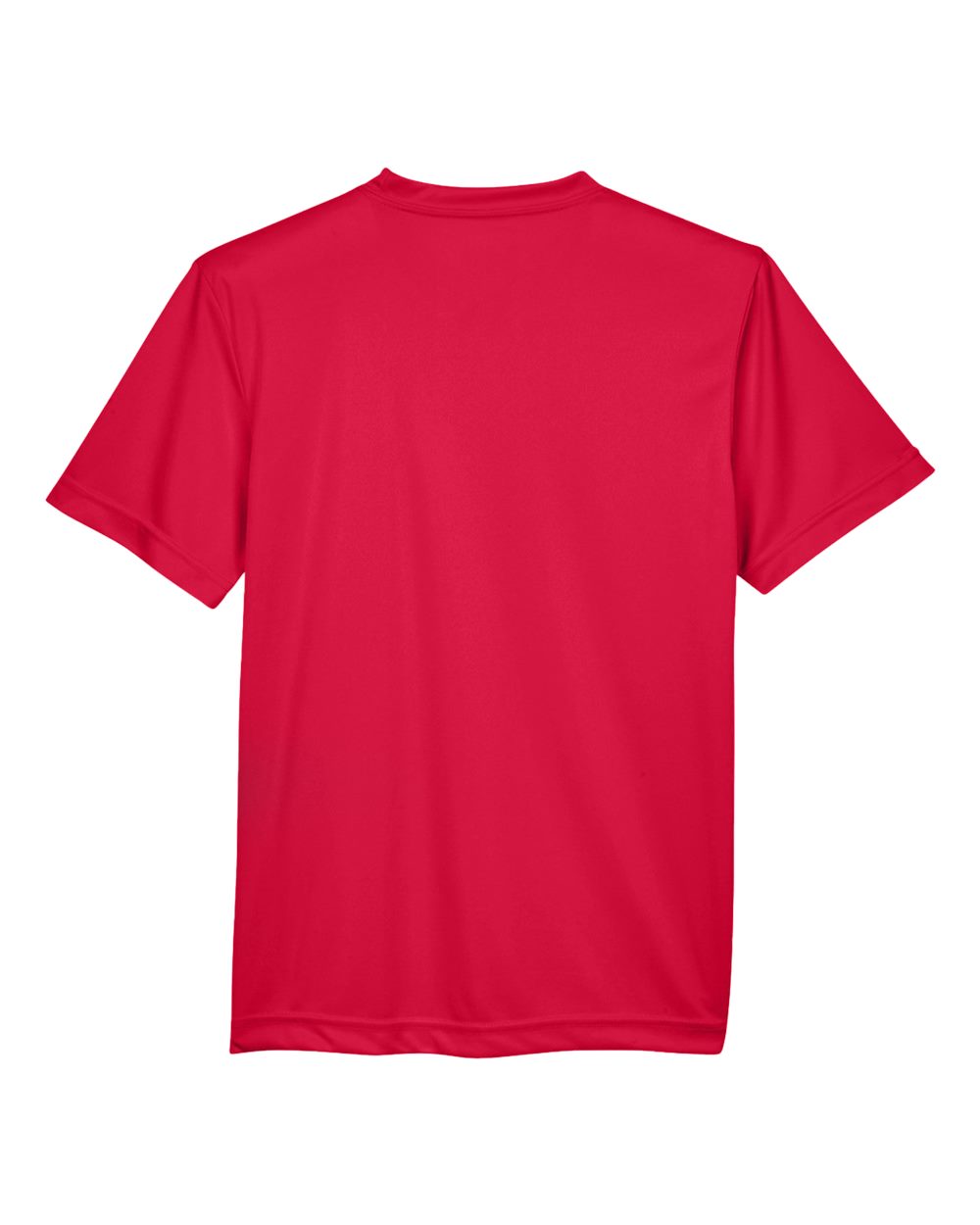 Rear View of Sport Red Youth Zone Performance T-Shirt - TT11Y