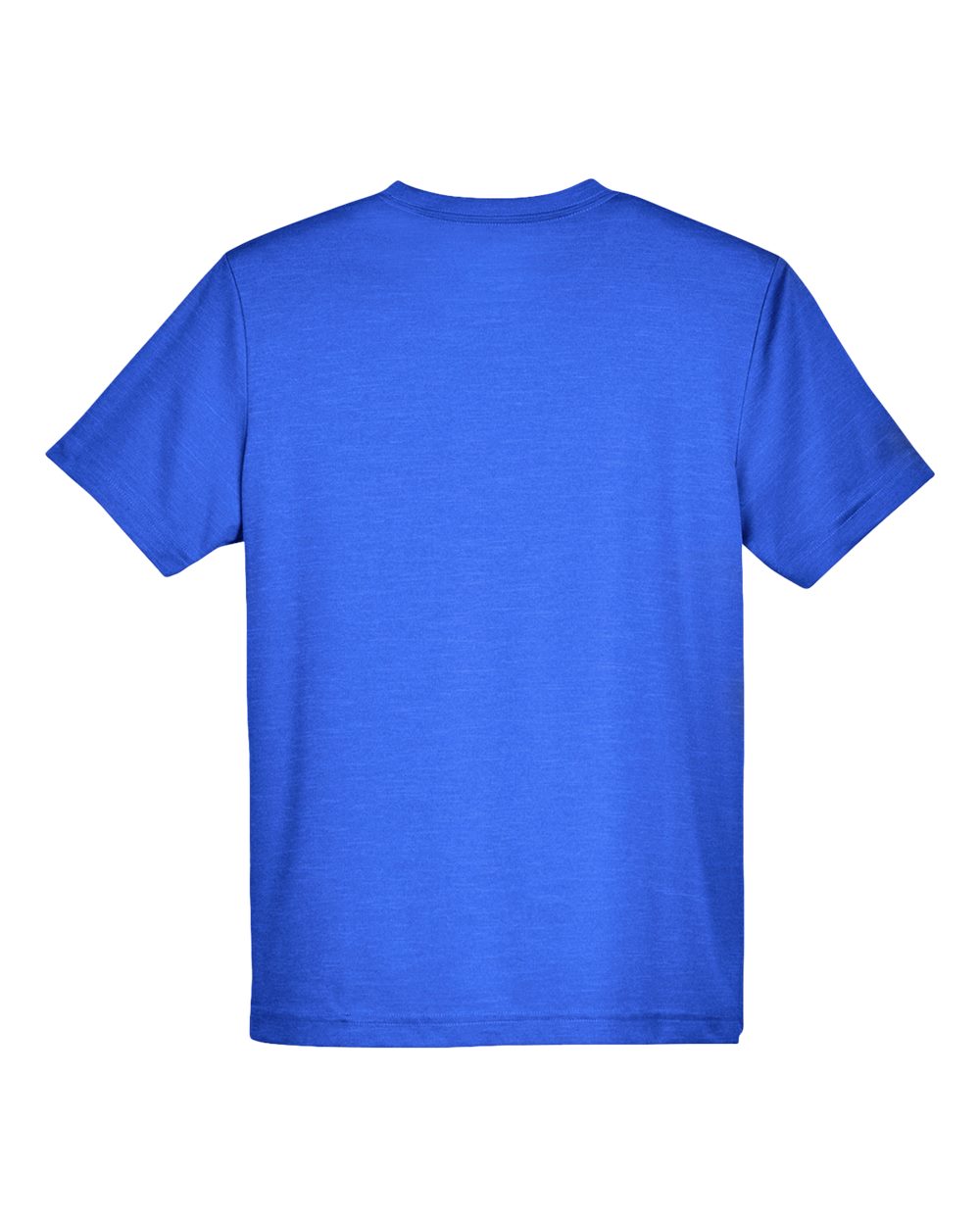 Front View of Sport Royal Heather Youth Sonic Heather Performance T-Shirt - TT11HY