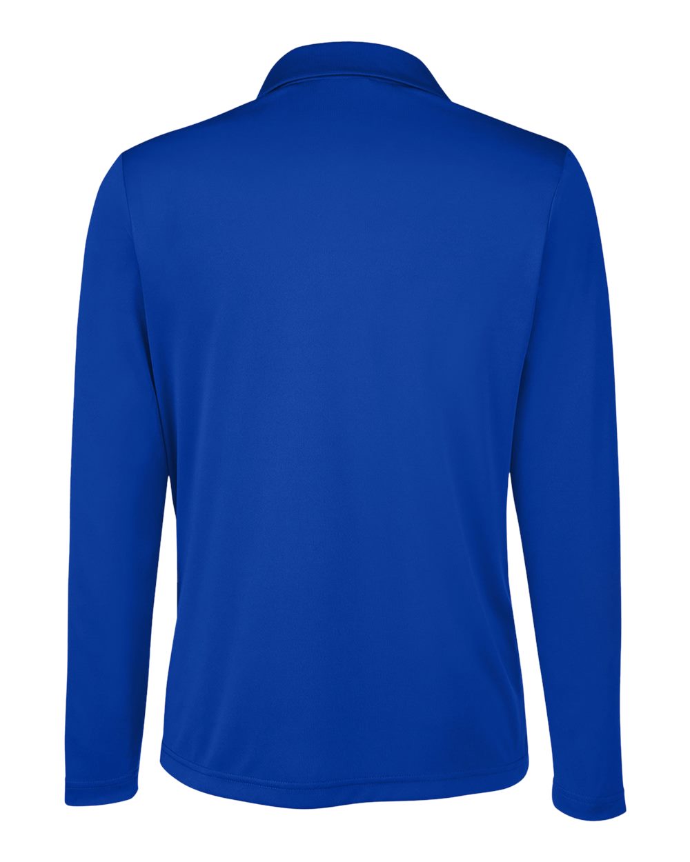 Front View of Sport Royal Women's Zone Performance Long Sleeve Polo - TT51LW
