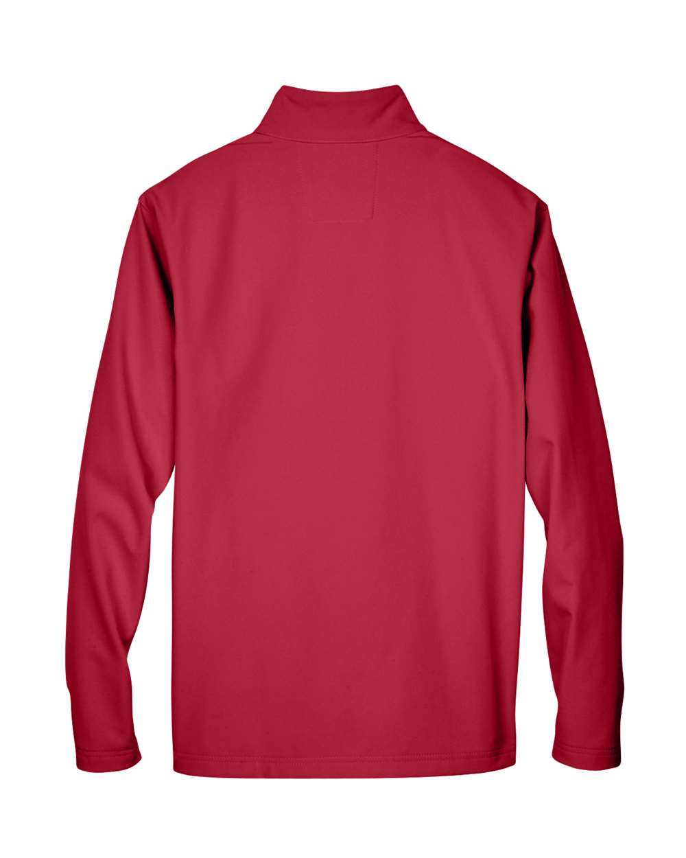 Rear View of Sport Scarlet Red Men&#39;s Leader Soft Shell Jacket - TT80