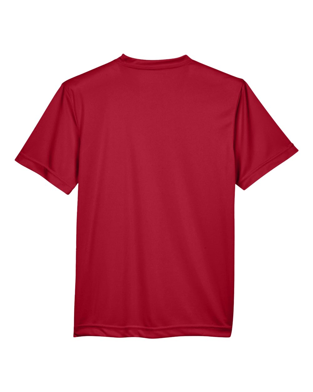 Rear View of Sport Scarlet Red Youth Zone Performance T-Shirt - TT11Y