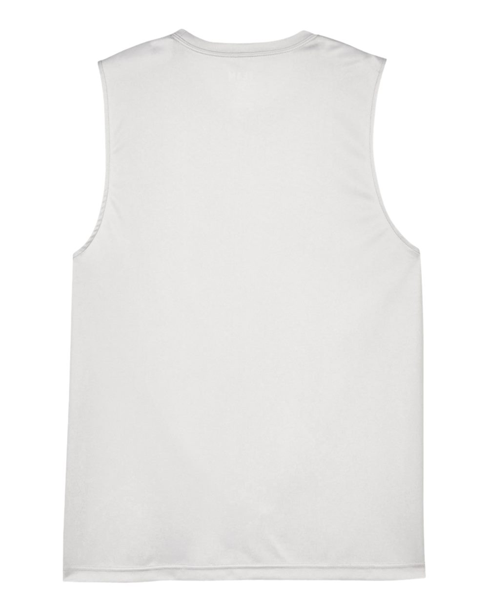 Front View of Sport Silver Men's Zone Performance Muscle T-Shirt - TT11M