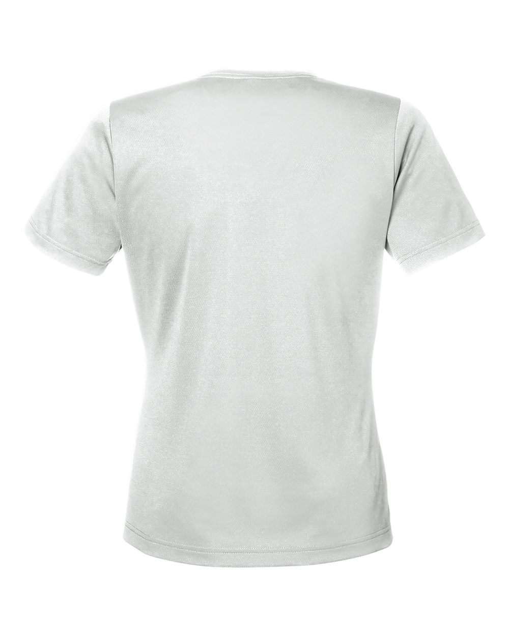 Rear View of Sport Silver Women's Zone Performance Mesh T-Shirt - TT15W