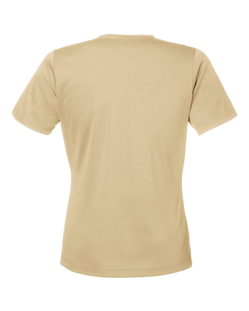 Rear View of Sport Vegas Gold Women's Zone Performance Mesh T-Shirt - TT15W