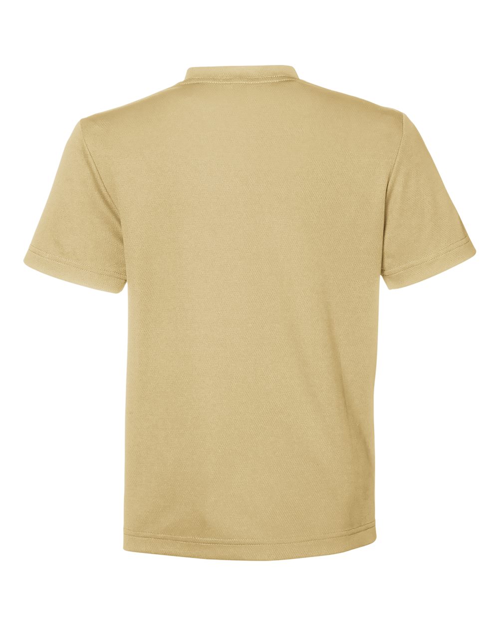 Rear View of Sport Vegas Gold Youth Zone Performance Mesh T-Shirt - TT15Y