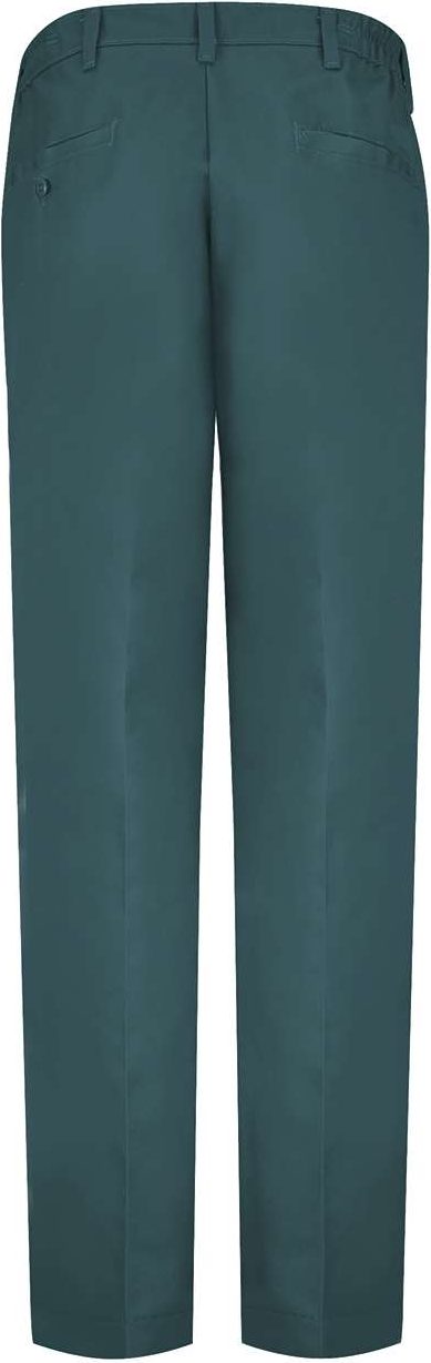 Front View of Spruce Green - 36 Unhemmed Elastic Insert Work Pants - PT60