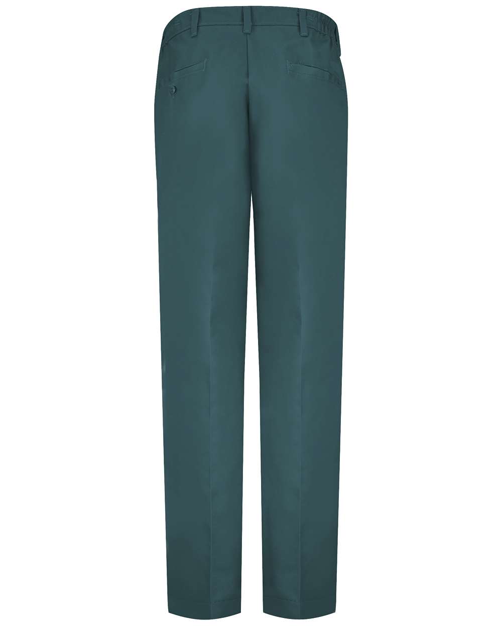 Front View of Spruce Green - 37 Unhemmed Elastic Insert Work Pants - PT60