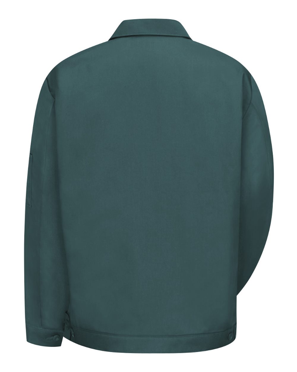 Front View of Spruce Green Waist Length Jacket - JT22