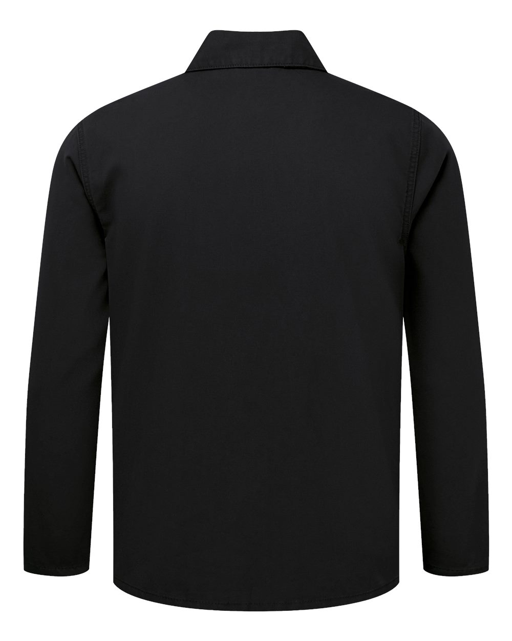 Rear View of Stay Black Unisex Utility 2.0 Chore Jacket - RP022 plain