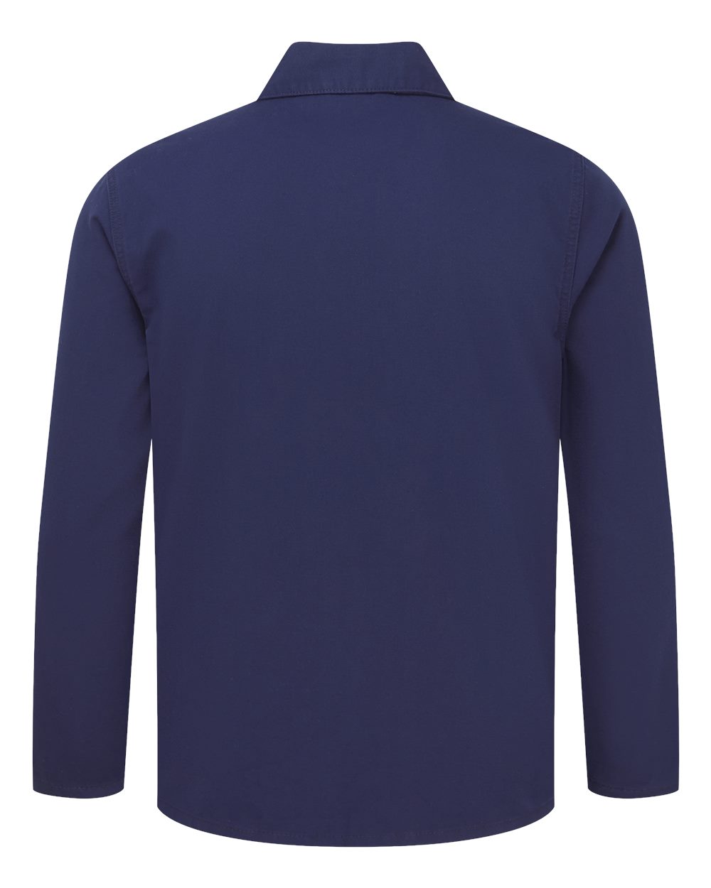 Front View of Stay Navy Unisex Utility 2.0 Chore Jacket - RP022 plain