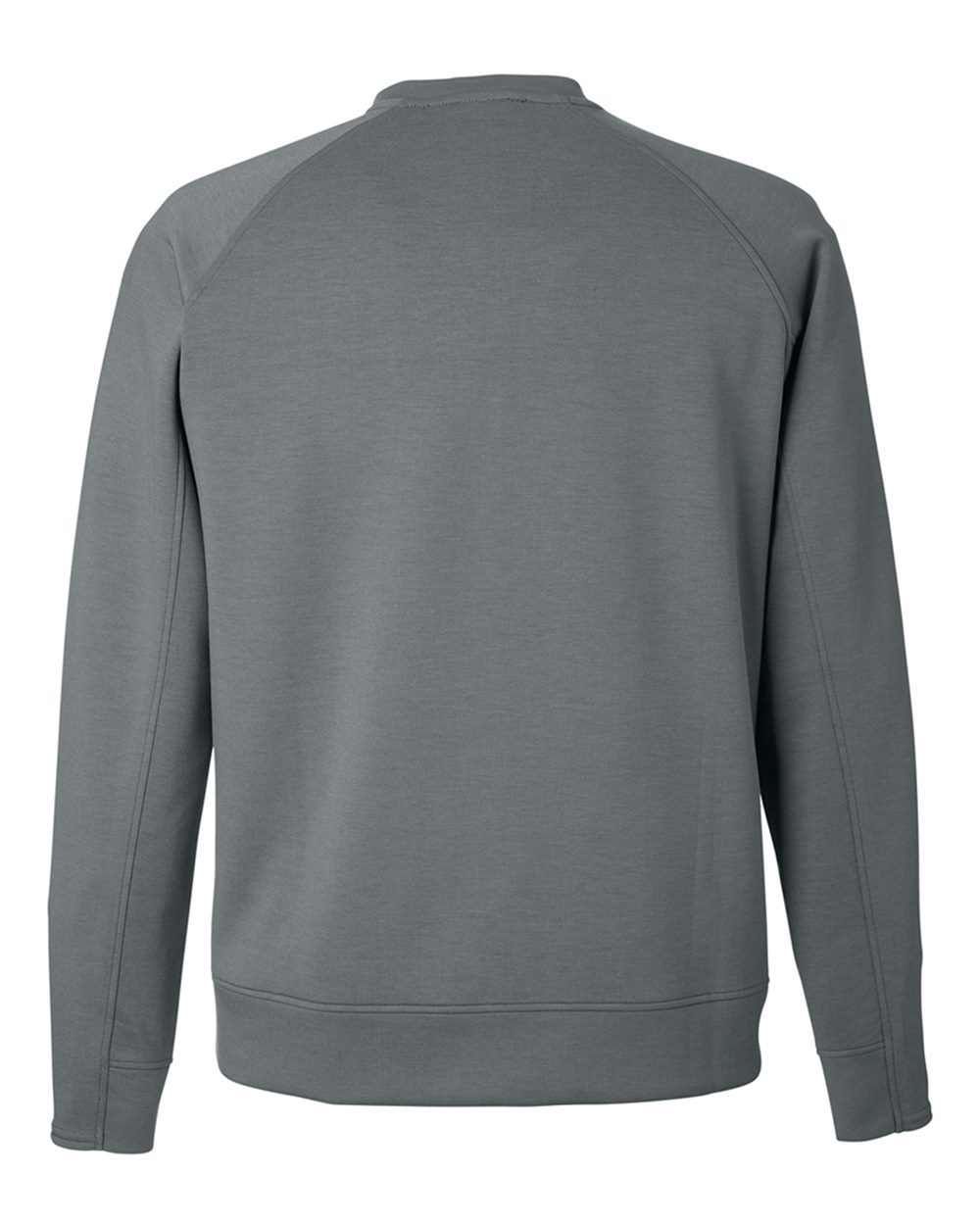Front View of Steel Apex Fleece Crewneck Sweatshirt - 8752