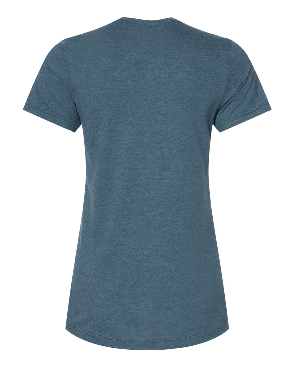 Front View of Steel Blue Softstyle® Women's CVC T-Shirt - 64001LCVC