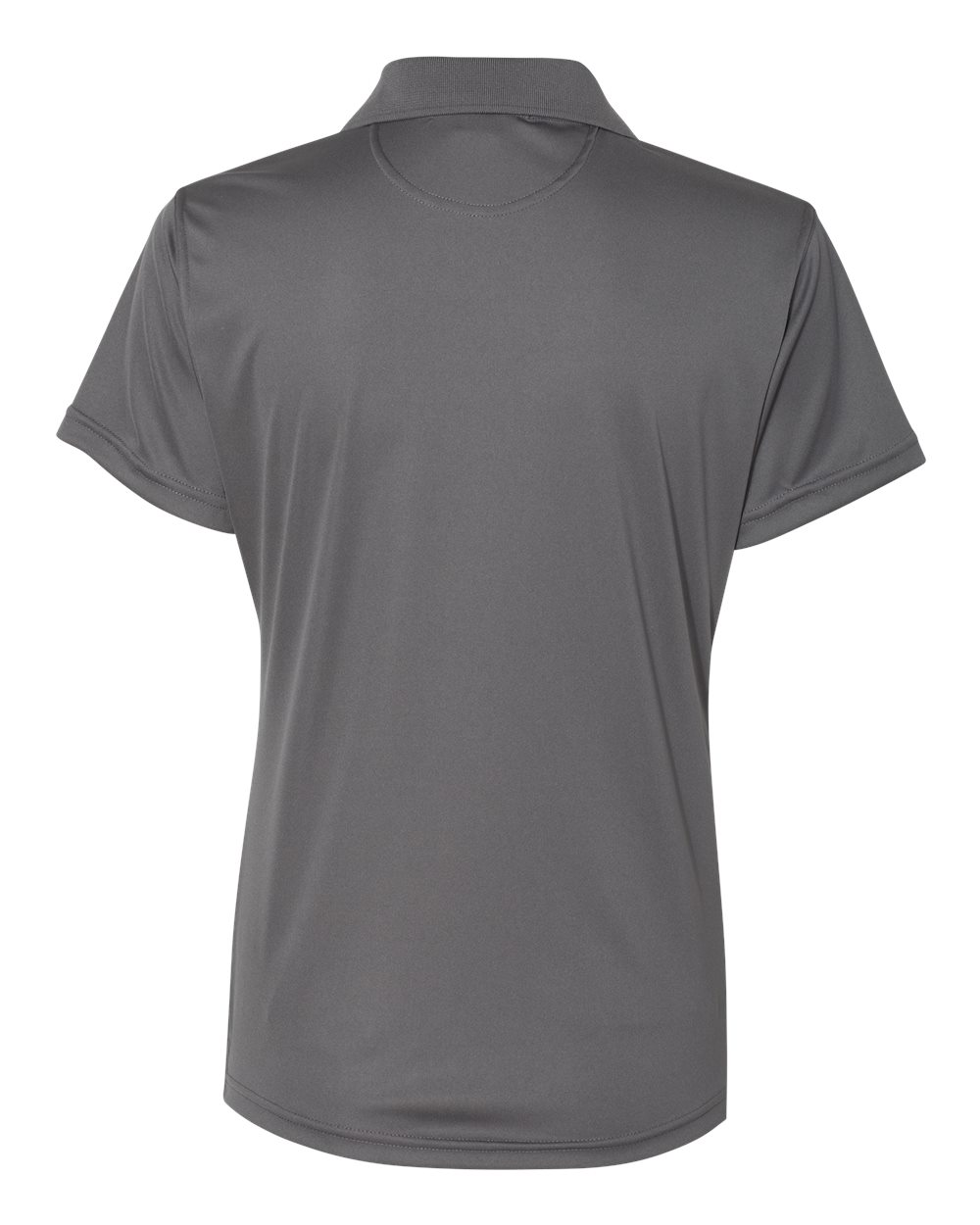 Front View of Steel Women's Value Polyester Polo - 5100