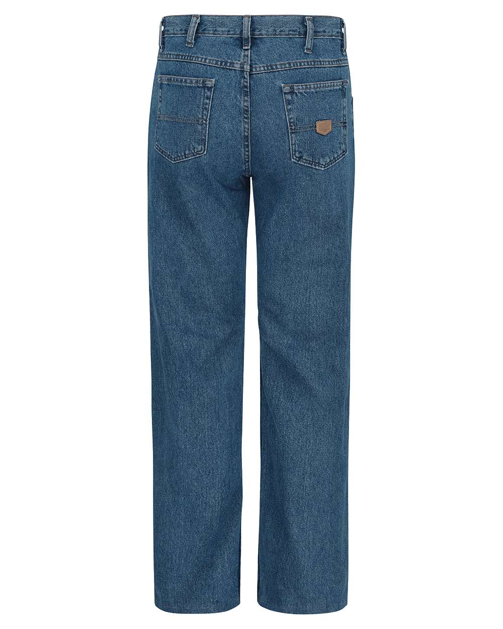 Front View of Stonewash - 32I Authentic Jeans - PD60