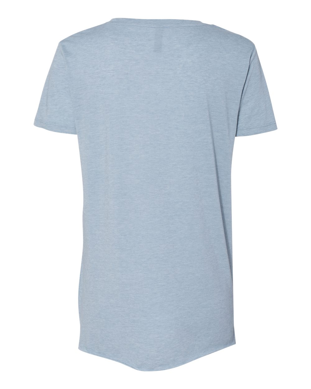 Front View of Stonewash Denim Women's Festival Scoop Neck T-Shirt - 5030