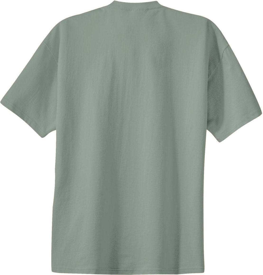 Front View of Stonewash Gree Port & Co Essential Tee. PC61