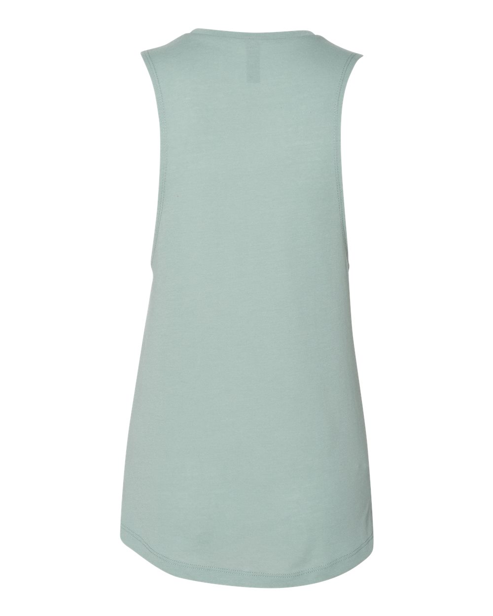 Front View of Stonewash Green Women’s Festival Muscle Tank - 5013