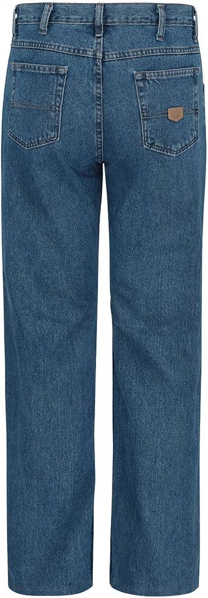 Front View of Stonewash - Unhemmed Relaxed Fit Jean Odd Waist Sizes - PD60ODD