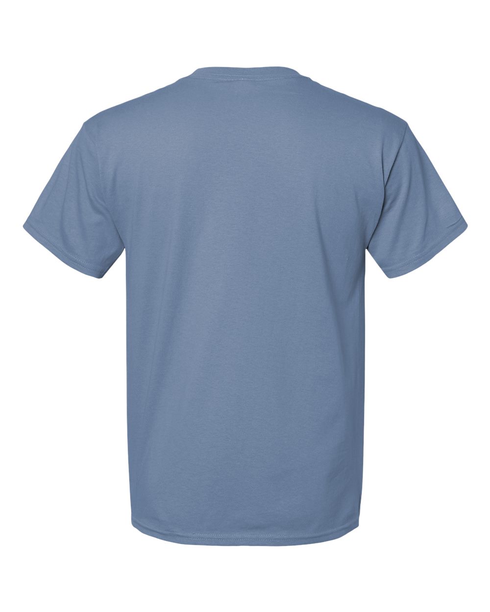 Front View of Stonewashed Blue Essential-T T-Shirt - 5280