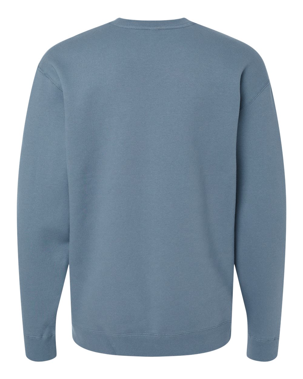 Front View of Storm Blue Heavyweight Crewneck Sweatshirt - IND3000