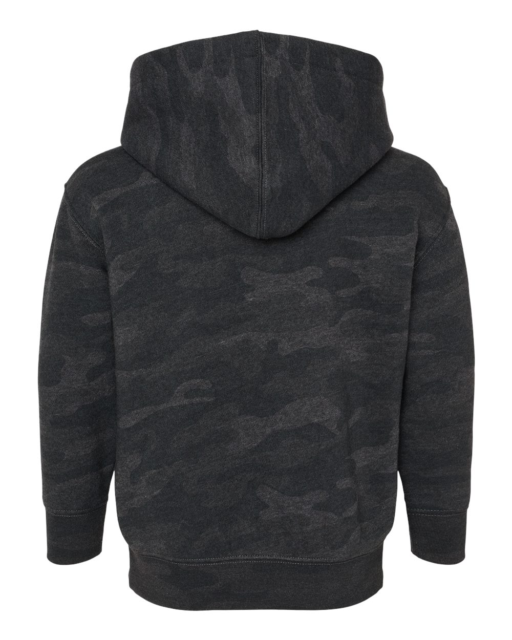 Front View of Storm Camo Toddler Pullover Fleece Hoodie - 3326