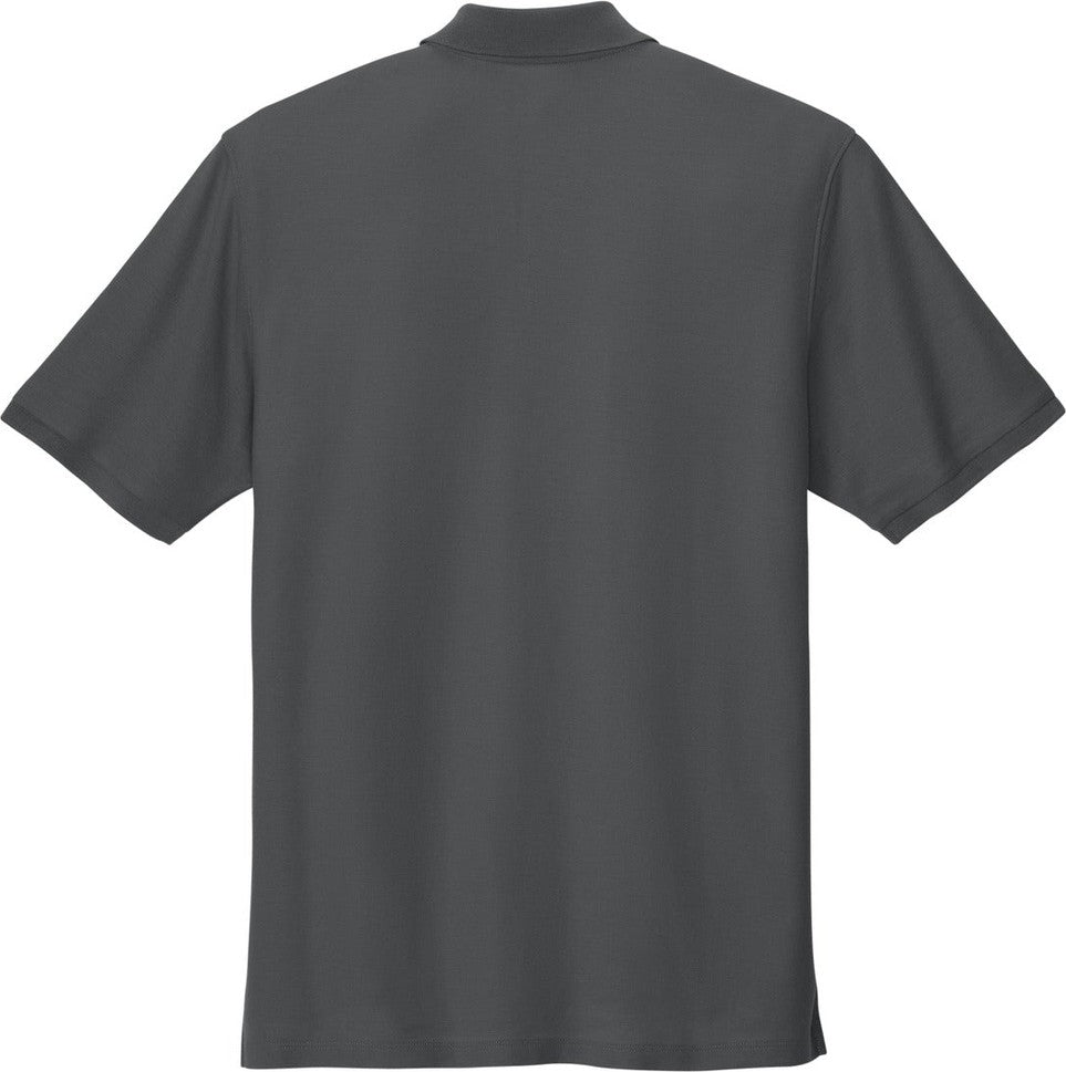 Front View of StormGrey Port Authority Tall Wearever Signature Pique Polo TLK200