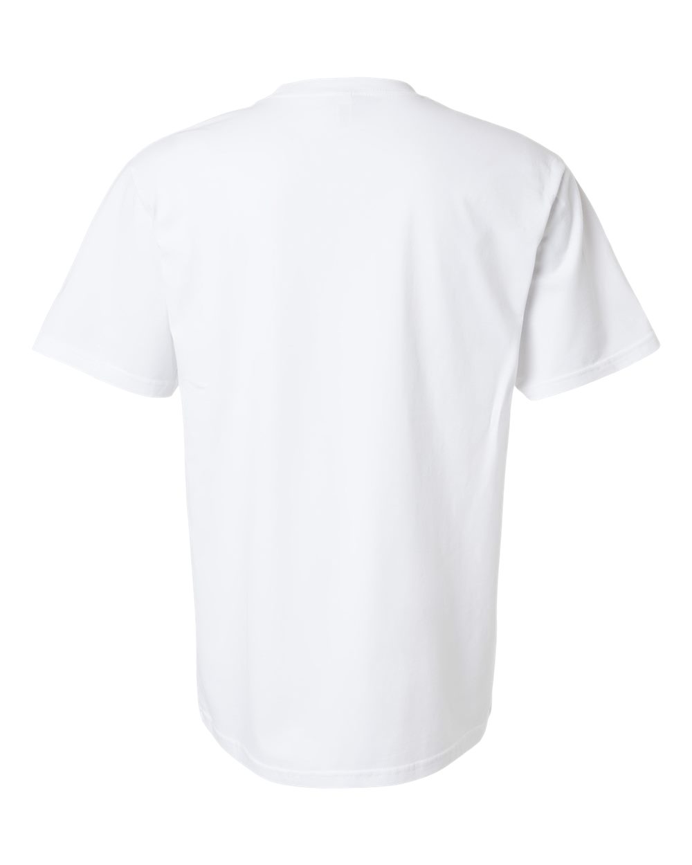 Front View of Sueded White Sueded Cloud Jersey Tee - 5389