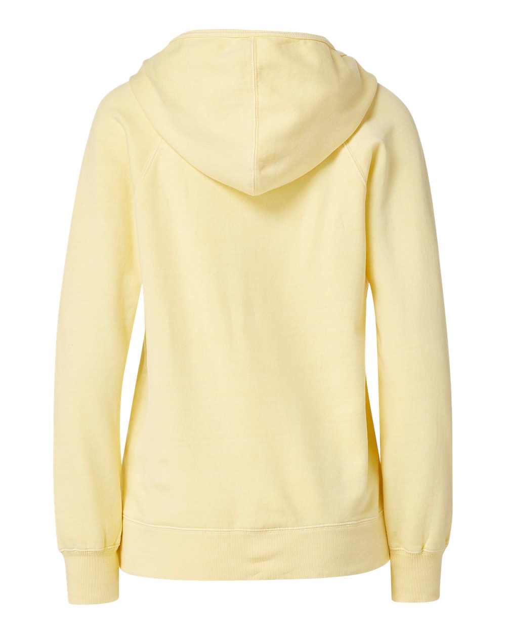 Rear View of Sun Kissed Women's Coastal Color™ Hooded Sweatshirt - W24707 plain