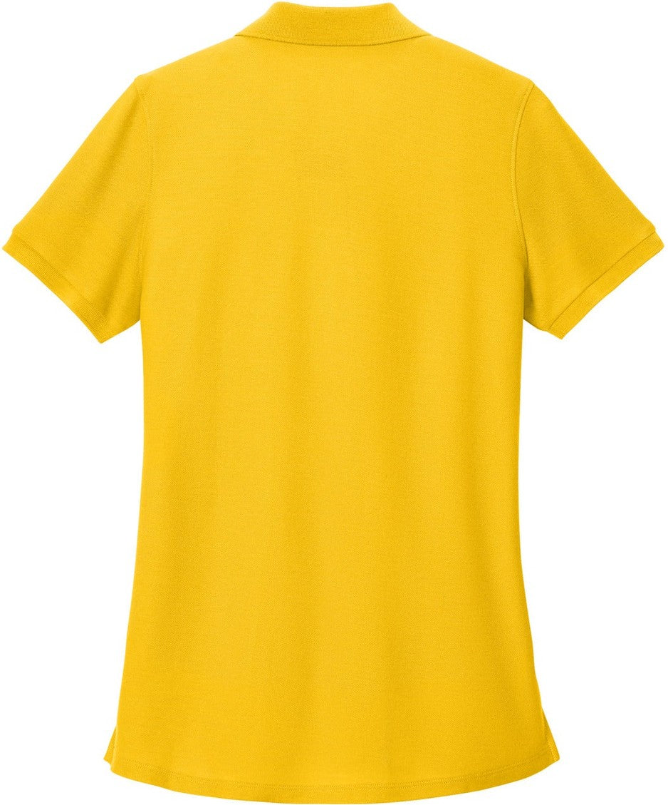 Front View of SunflwrYlw Port Authority Women's Wearever Signature Pique Polo LK200