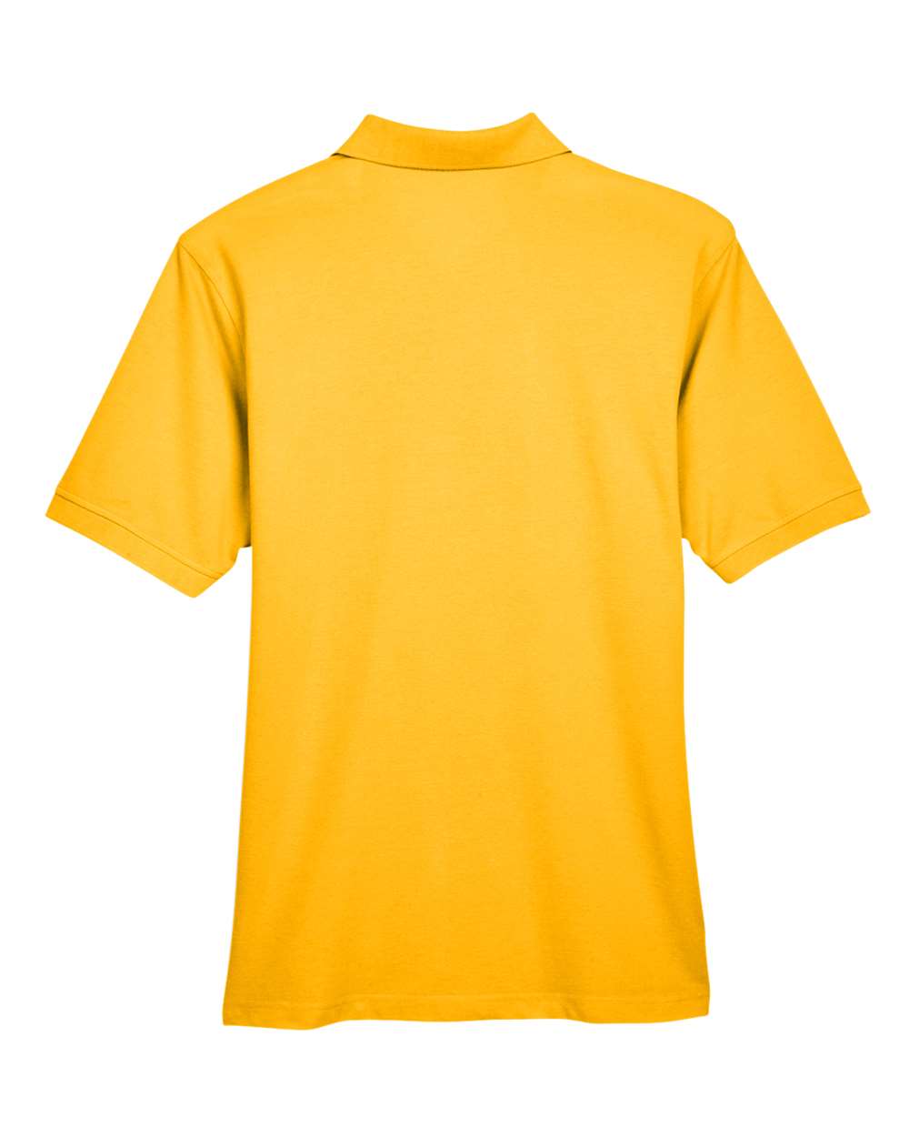 Front View of Sunray Yellow Men's Easy Blend™ Polo - M265