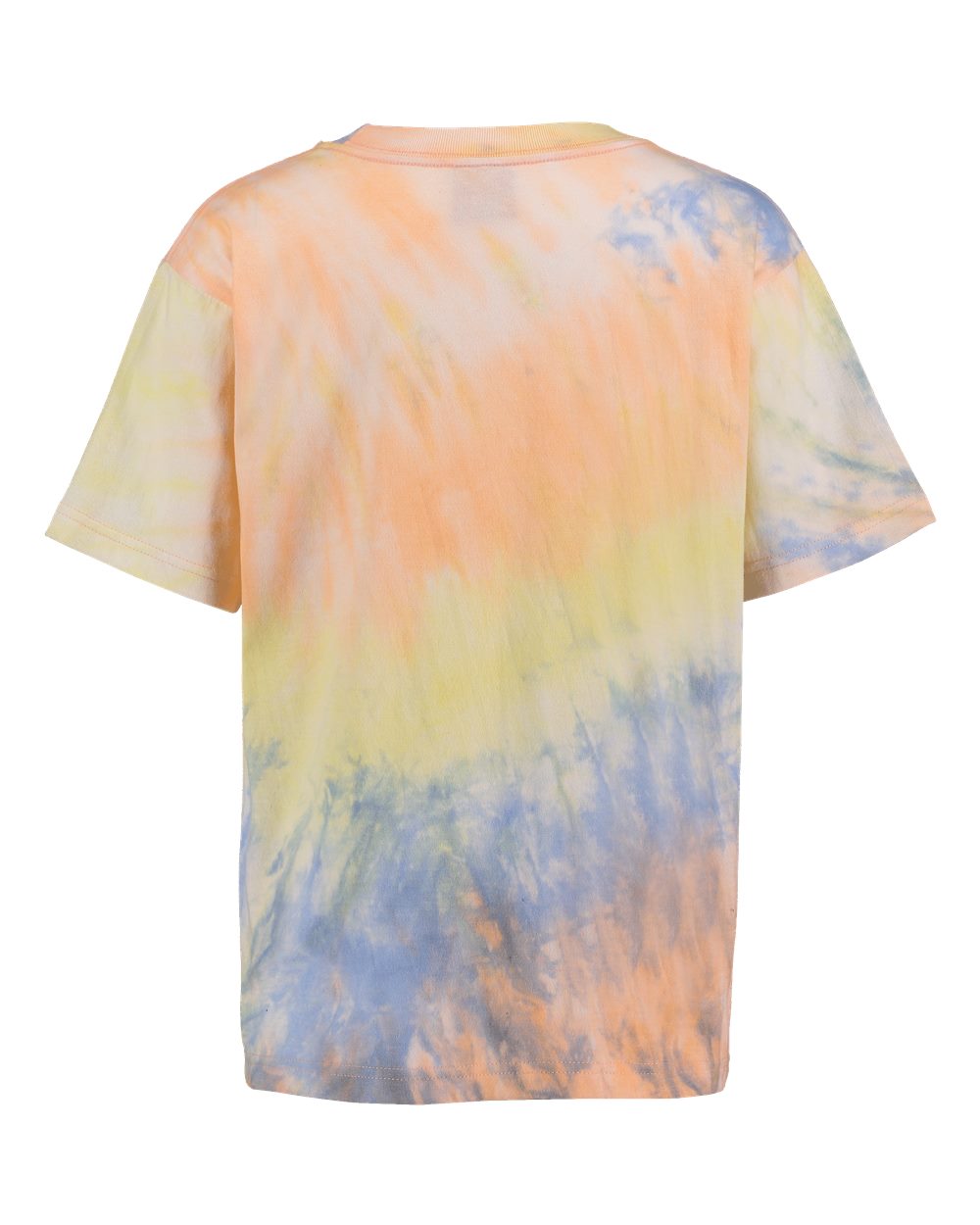 Front View of Sunrise Tie Dye Youth Crazy T-Shirt - 201Y