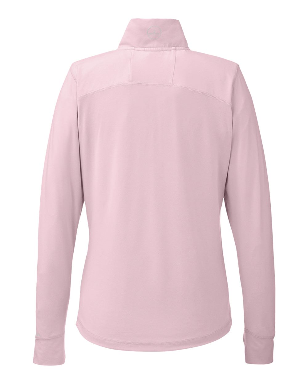 Front View of Sunset Pink Women's Saltwater Quarter-Zip Pullover - N17925