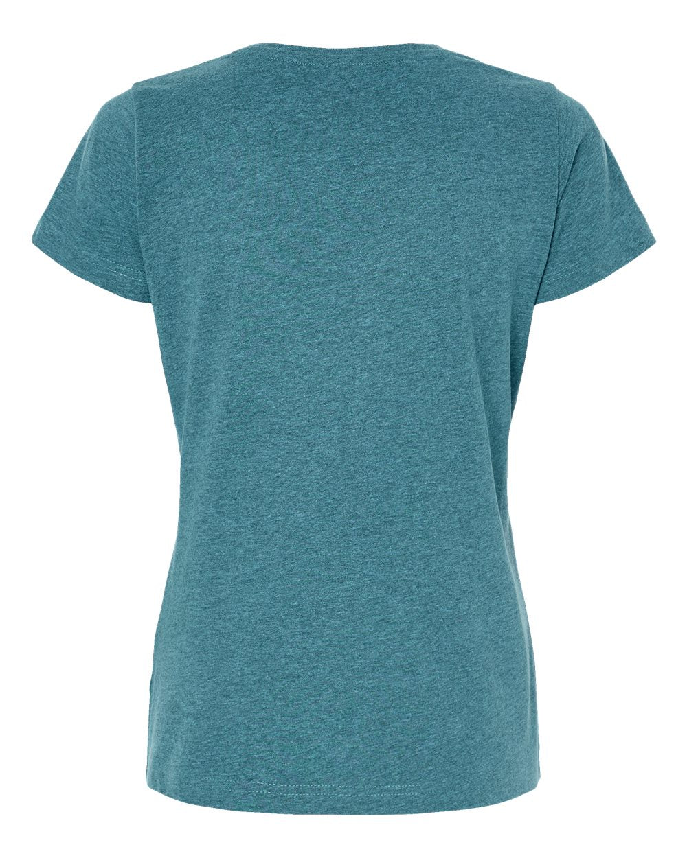 Rear View of Surf Blackout Women's Fine Jersey Tee - 3516