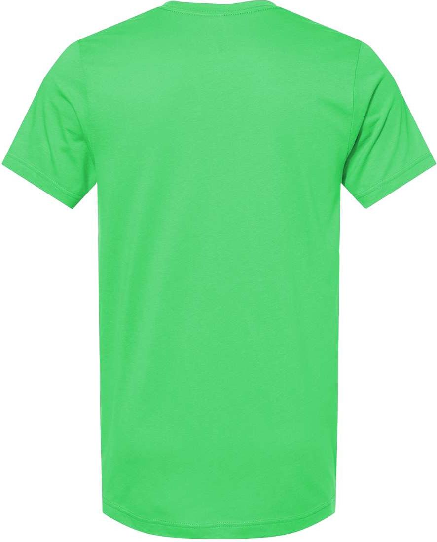 Front View of Synthetic Green Jersey Tee - 3001
