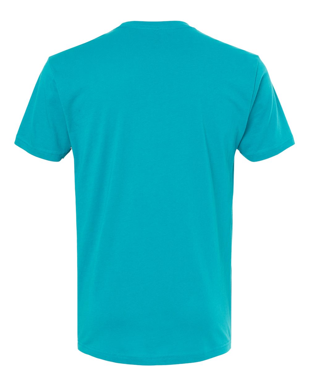 Front View of Tahiti Blue Cotton T-Shirt - 3600