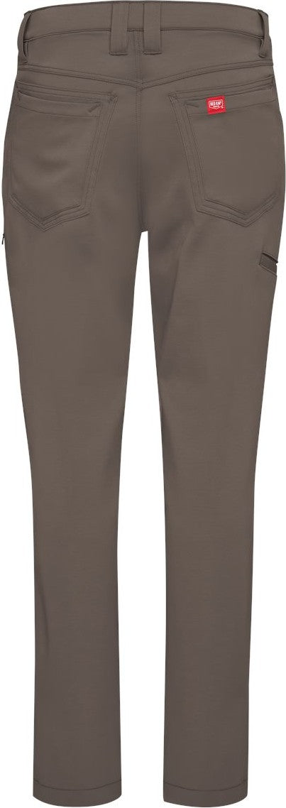 Front View of Taupe - 30I Women's Cooling Work Pants - TPW1