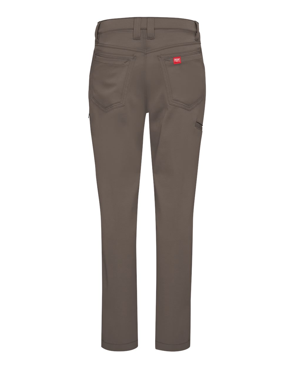 Front View of Taupe - 32I Women's Cooling Work Pants - TPW1