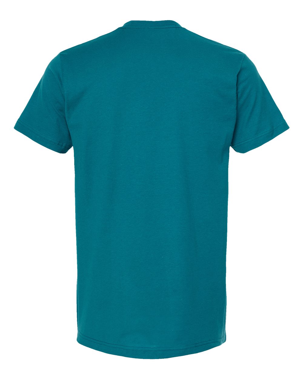 Front View of Teal Fine Jersey T-Shirt - 202