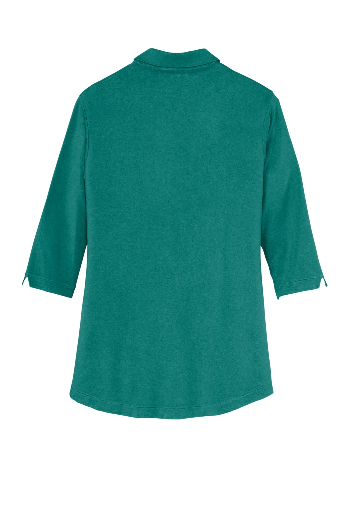 Front View of TealGreen Port Authority Women's Luxe Knit Tunic. LK5601